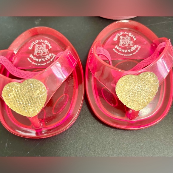 New Build a bear lot of 6 pairs of shoes/sketchers sneakers/sandals toys - Picture 3 of 9